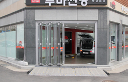 판교 루마썬팅 폴딩도어 현장